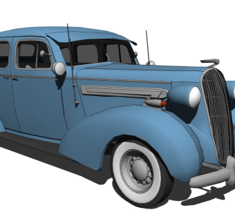 超精细汽车模型 别克 1936 buick_SU2015